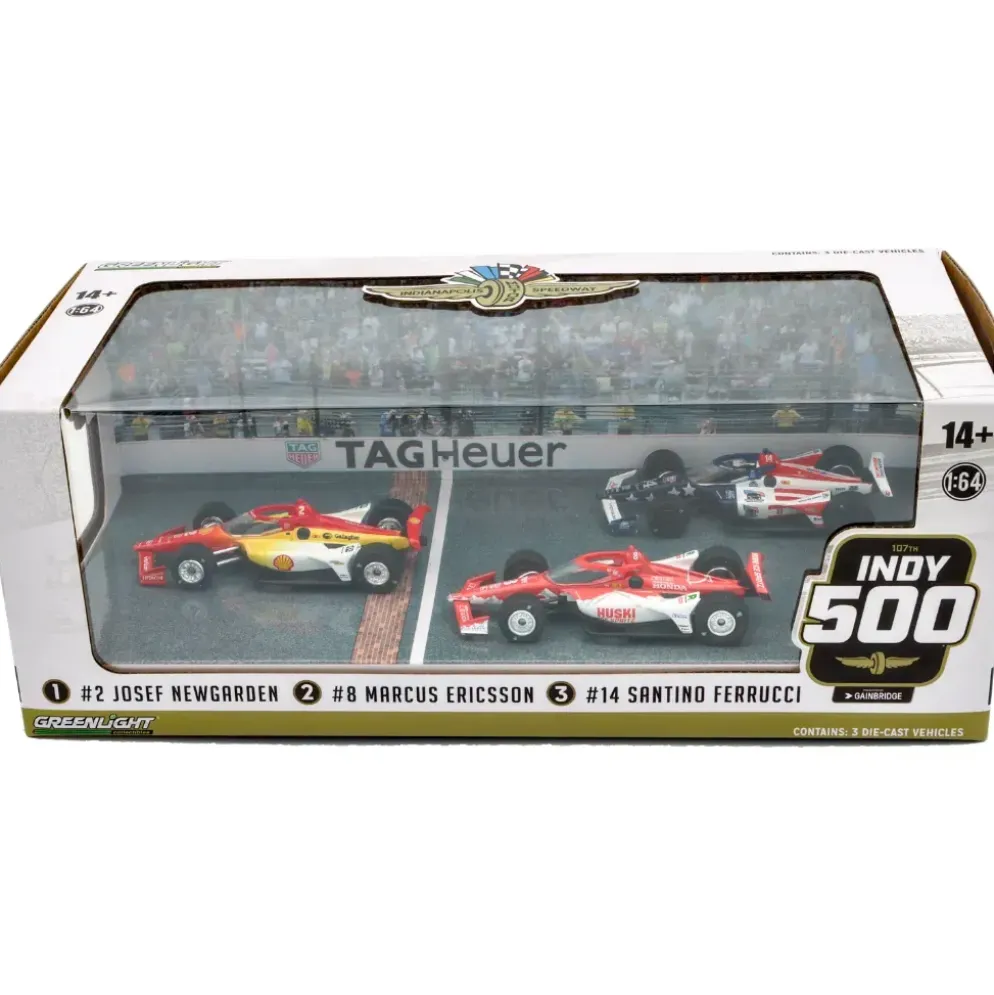 Indy 500 - 2023 - Newgarden, Ericsson, Ferrucci - Greenlight