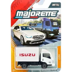 Isuzu NPR - Lastbil - Vit - City Premium Cars - Majorette - 7 cm