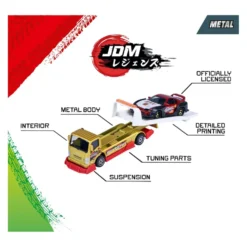 Isuzu NPR + Toyota Supra JZA80 - JDM Legends Tuning Transporter - Majorette