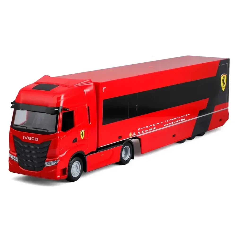 IVECO S-Way 570 Racing Transporter + Ferrari RB-24 #16 - Bburago - 1:43