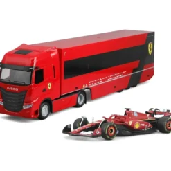 IVECO S-Way 570 Racing Transporter + Ferrari RB-24 #16 - Bburago - 1:43