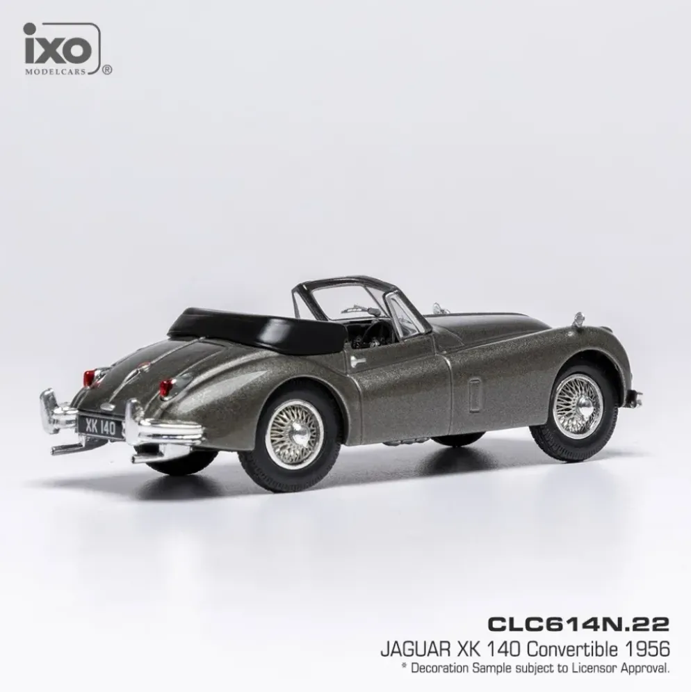 Jaguar XK 140 Convertible - 1956 - Grå - Ixo Models - 1:43