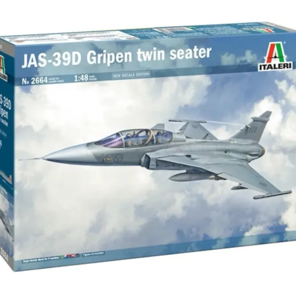 JAS-39D Gripen Twin Seater - 2664 - Italeri - 1:48