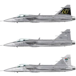 JAS-39 Gripen - Plastbyggsats - 1306 - Italeri - 1:72