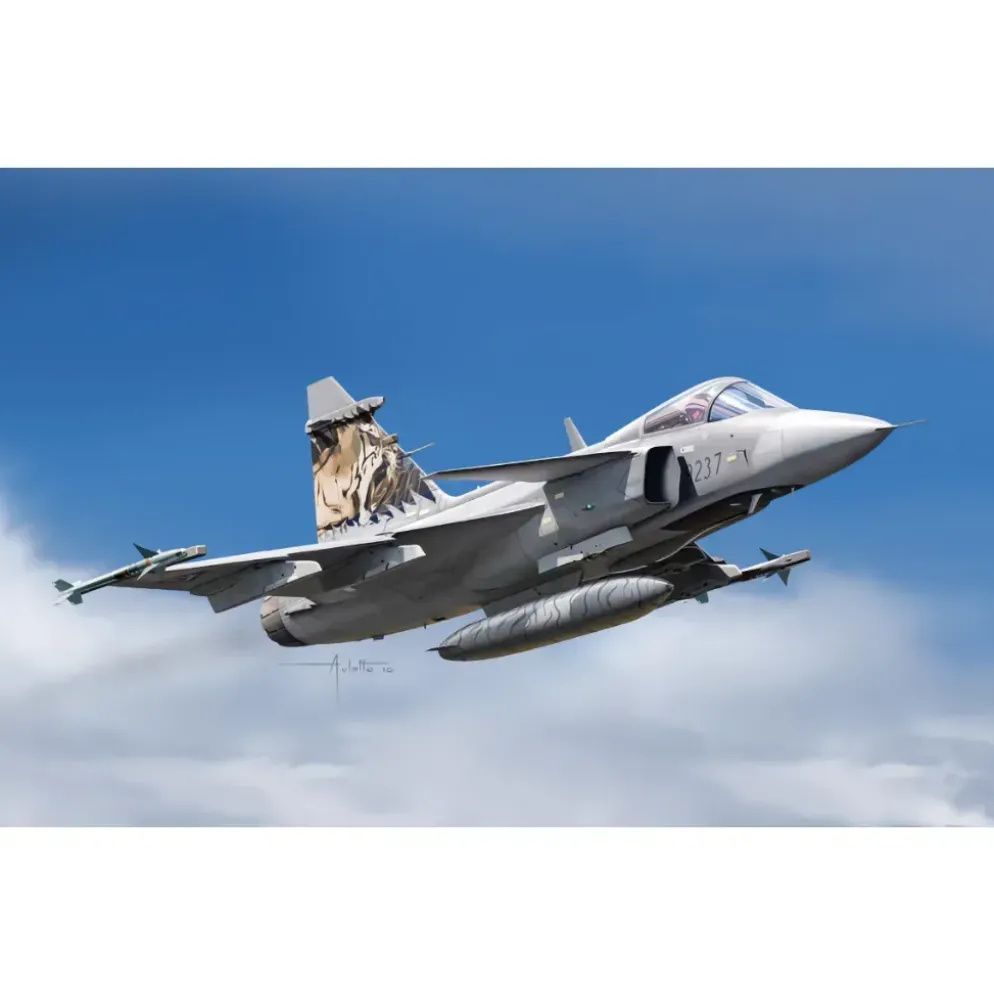 JAS-39 Gripen - Plastbyggsats - 1306 - Italeri - 1:72