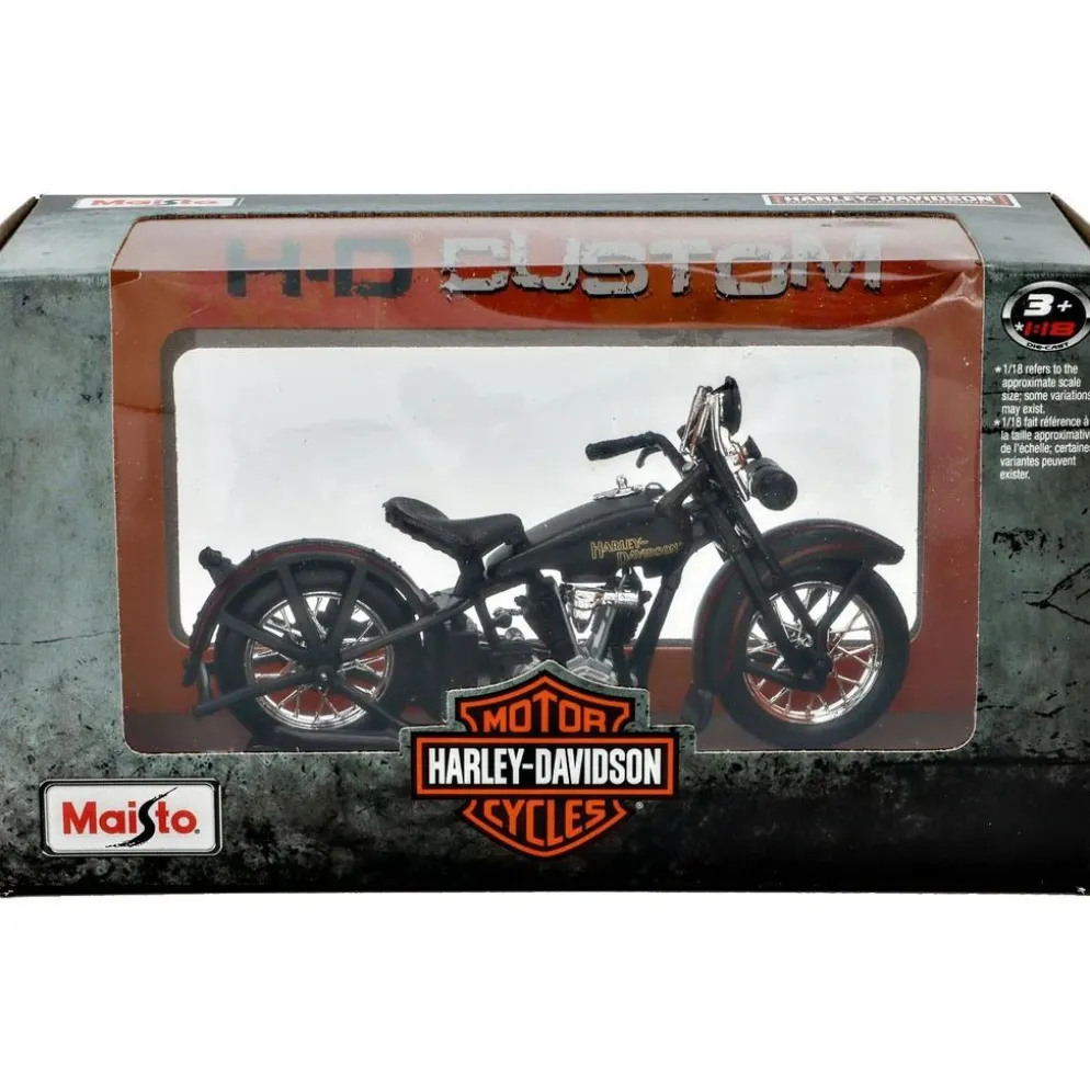 1928 JDH Twin Cam - Harley-Davidson - Svart - Maisto - 1:18