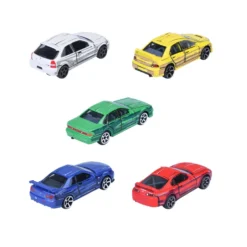 JDM Legends Anime - 5-pack med japanska bilar - Giftpack - Majorette