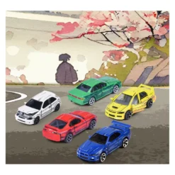 JDM Legends Anime - 5-pack med japanska bilar - Giftpack - Majorette
