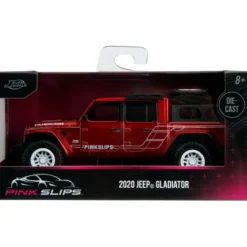 2020 Jeep Gladiator - Röd - Pink Slips - Jada - 14 cm