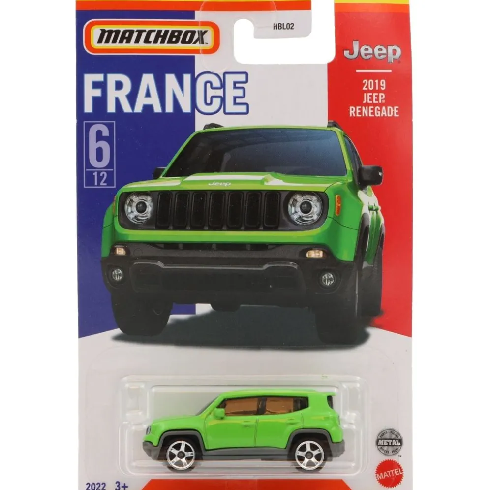 2019 Jeep Renegade - France/Italy - Matchbox