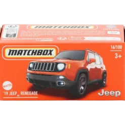 '19 Jeep Renegade - Orange - Power Grab - Matchbox