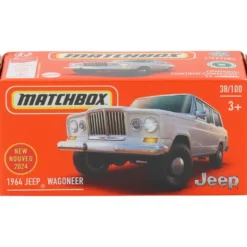 1964 Jeep Wagoneer - Vit - Power Grab 38/100 - Matchbox