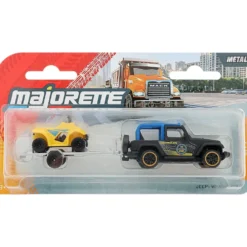 Jeep Wrangler med fyrhjuling på släp - Trailer - Majorette