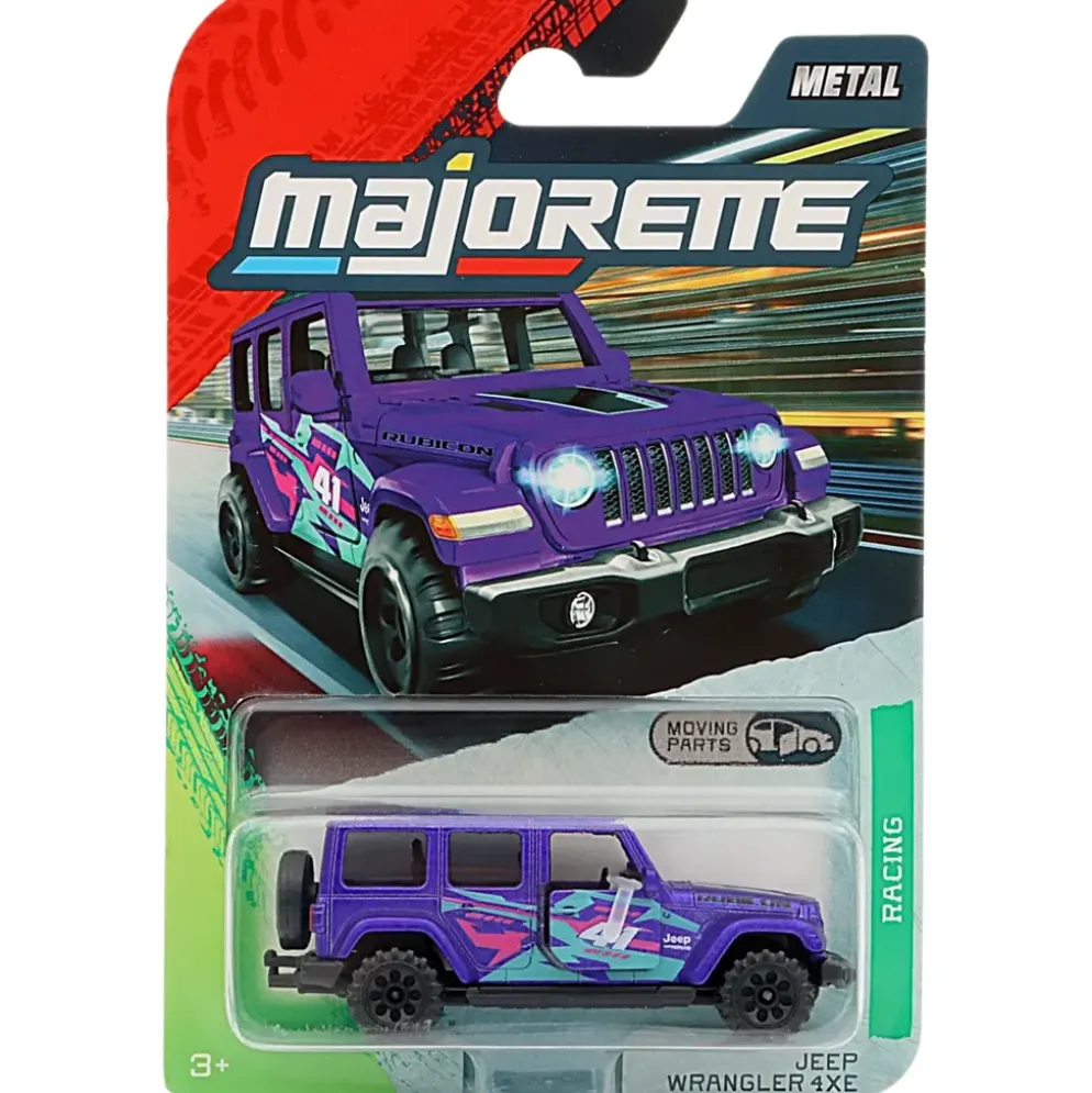 Jeep Wrangler 4XE - Lila - Racing Premium Cars - Majorette - 7 cm