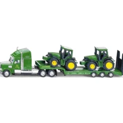 John Deere dragbil och två traktorer - 1837 - Siku - 1:87