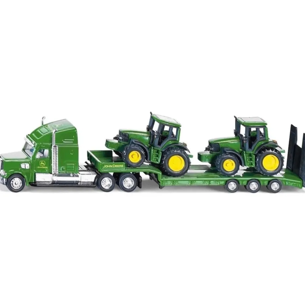 John Deere dragbil och två traktorer - 1837 - Siku - 1:87