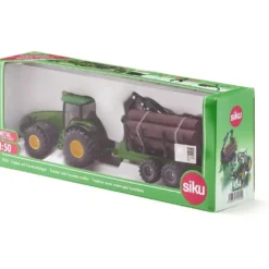 John Deere 8430 med Timmervagn - 1954 - Siku - 1:50