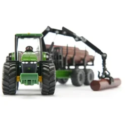 John Deere 8430 med Timmervagn - 1954 - Siku - 1:50