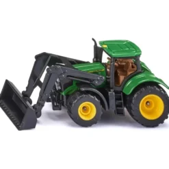 John Deere 6215R med frontlastare - Grön - 1395 Siku - 6 cm