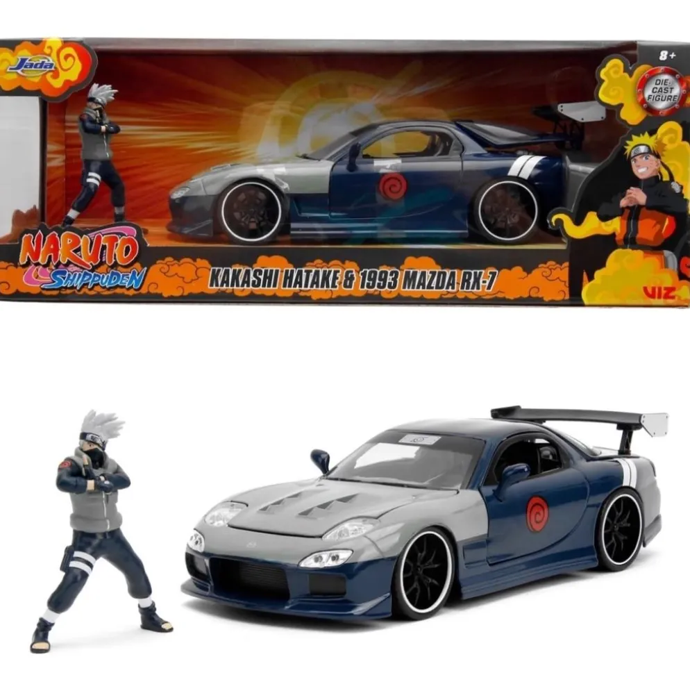 Kakashi Hatake & 1993 Mazda RX-7 - Naruto - Jada Toys - 1:24