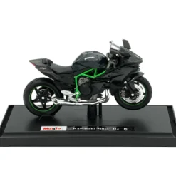 Kawasaki Ninja H2 R - Grön / Svart - Maisto - 1:18 - 11 cm