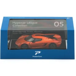 Koenigsegg Jesko Absolut - Orange - PosterCars - 1:64