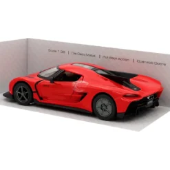 Koenigsegg Jesko Absolut - Röd - 1:36 - Kinsmart