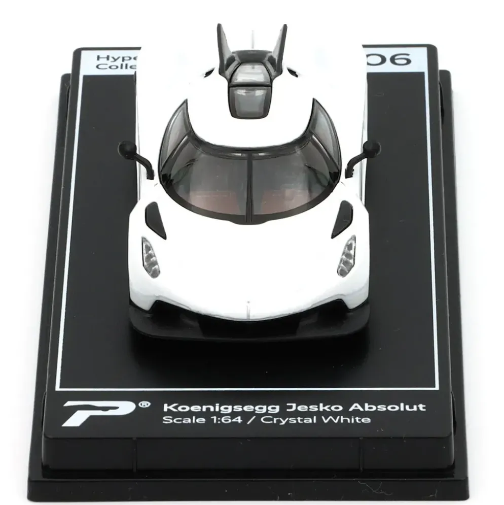 Koenigsegg Jesko Absolut - Vit - PosterCars - 1:64
