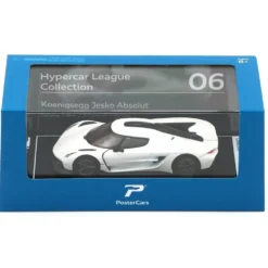 Koenigsegg Jesko Absolut - Vit - PosterCars - 1:64