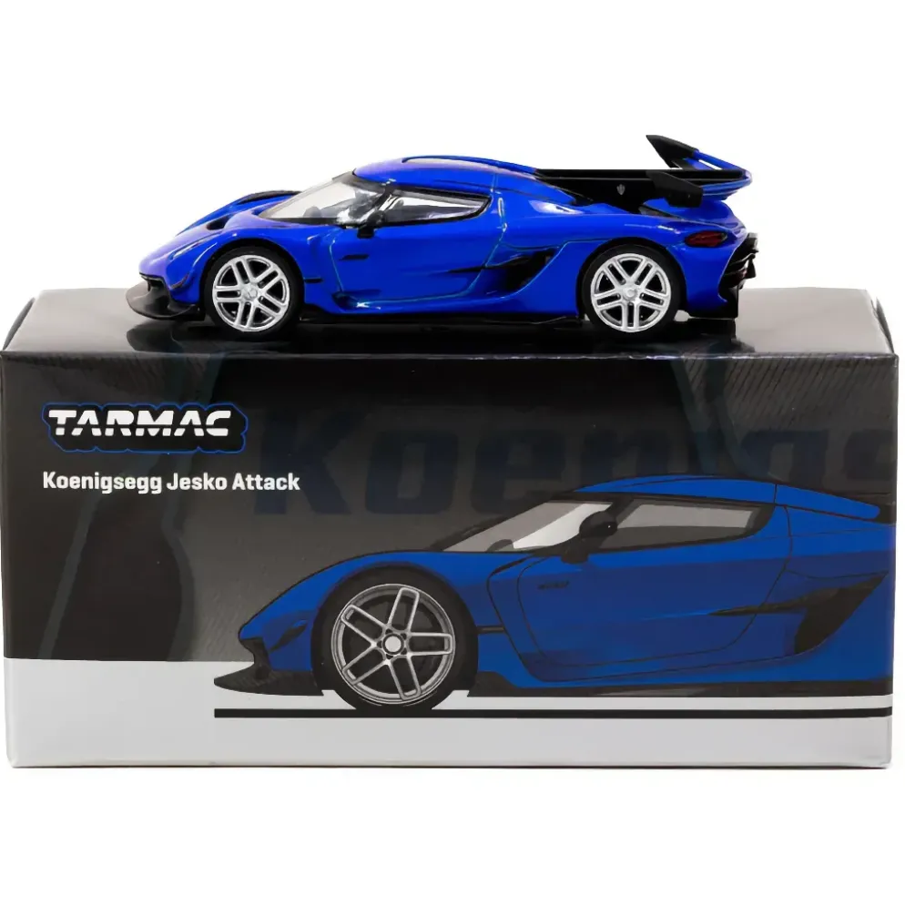 Koenigsegg Jesko Attack - Blå - Tarmac Works - 1:64