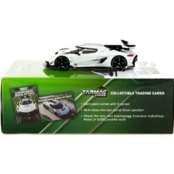 Koenigsegg Jesko Attack - Vit - GLOBAL64 Tarmac Works - 1:64