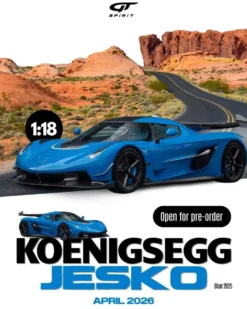 Koenigsegg Jesko - Blå - 2025 - GT Spirit - 1:18