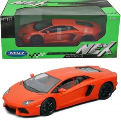 Lamborghini Aventador LP 700-4 - Orange - Welly - 1:18