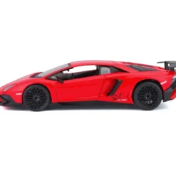 Lamborghini Aventador SV Coupé LP750-4 - Röd - Bburago 1:24