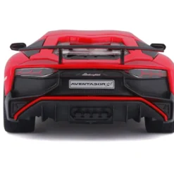 Lamborghini Aventador SV Coupé LP750-4 - Röd - Bburago 1:24