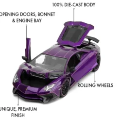Lamborghini Aventador SV - Pink Slips - Jada Toys - 1:24