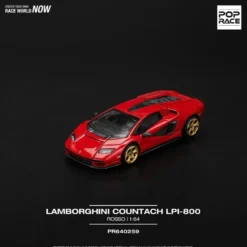 Lamborghini Countach LPI 800-4 - Röd - 259 - Pop Race - 1:64