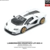 Lamborghini Countach LPI 800-4 - Vit - Pop Race - 1:64