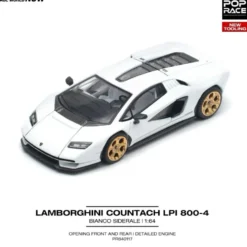 Lamborghini Countach LPI 800-4 - Vit - Pop Race - 1:64