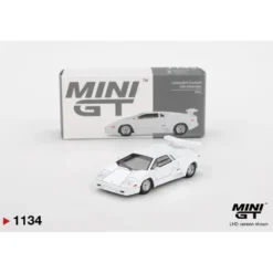Lamborghini Countach 25th Anniversary White - Vit - 1134 - Mini GT - 1:64