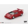 Lamborghini Countach 25th Anniversary Red - Blister - 1192 - Mini GT - 1:64