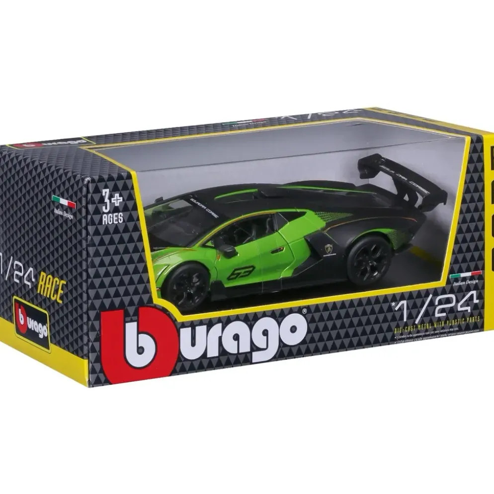 Lamborghini Essenza SCV12 - Grön / Svart - Bburago - 1:24