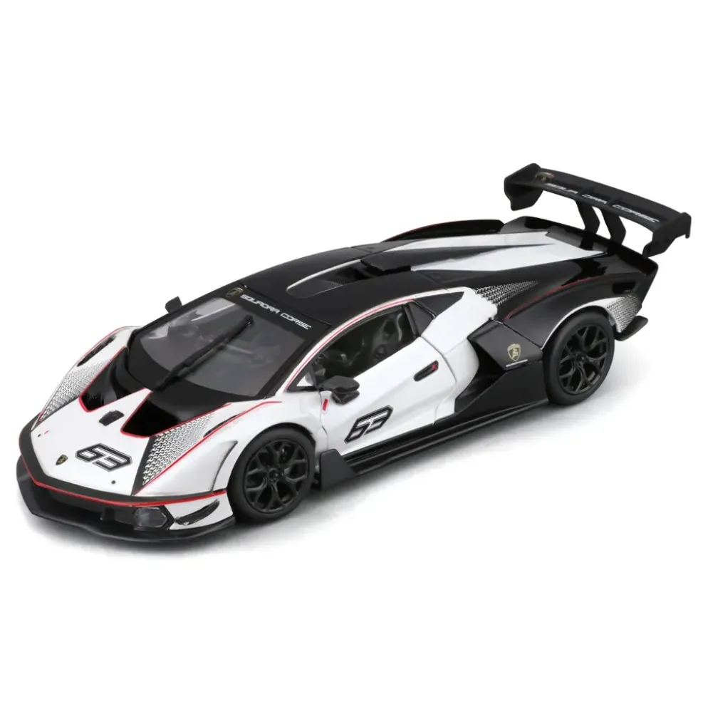 Lamborghini Essenza SCV12 - Vit / Svart - Bburago - 1:24