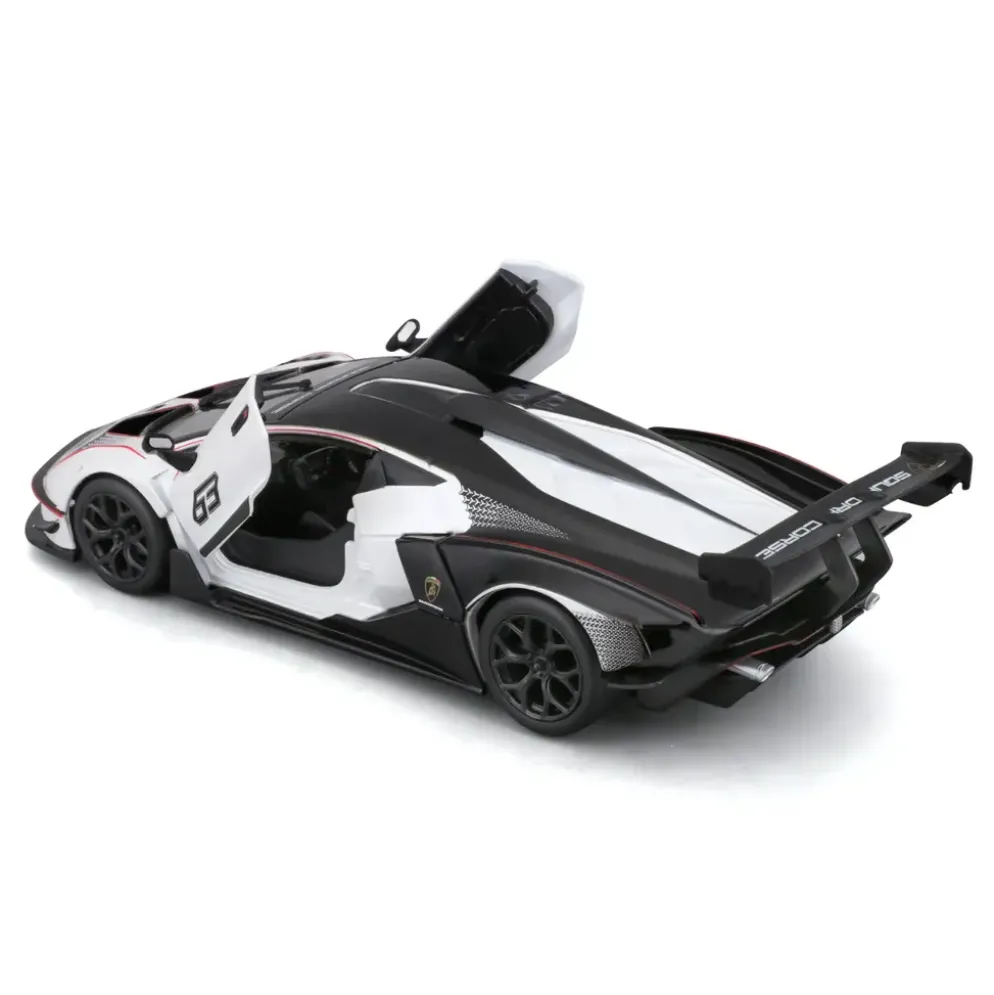 Lamborghini Essenza SCV12 - Vit / Svart - Bburago - 1:24