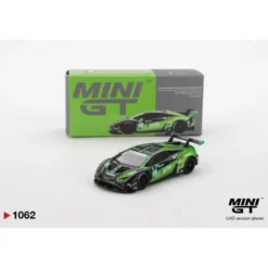 Lamborghini Huracán GT3 EVO2 #78 Forte Racing 2024 IMSA Daytona 24 Hrs - Grön - 1062 - Mini GT - 1:64