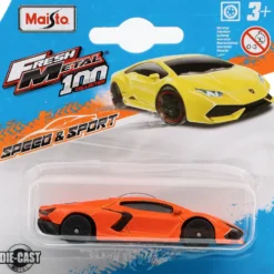 Lamborghini Revuelto Hybrid - Orange - Maisto - 8 cm