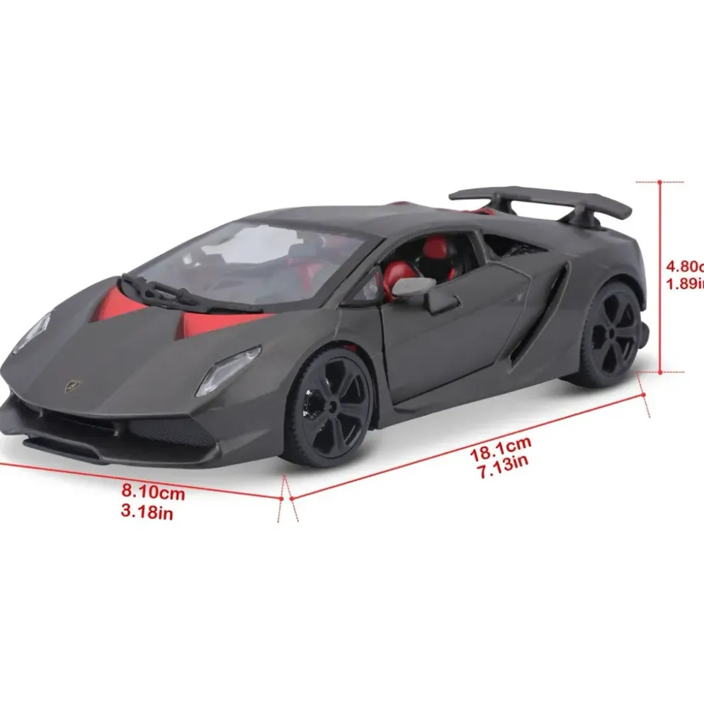 Lamborghini Sesto Elemento - 2012 - Grå - Bburago - 1:24