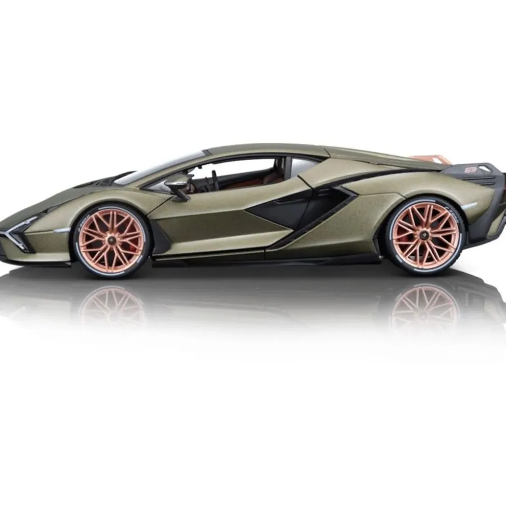 Lamborghini Sián FKP 37 - Olivgrön - 2019 - Bburago - 1:18