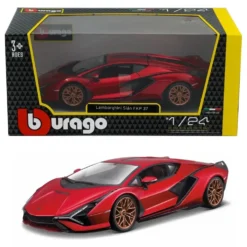 Lamborghini Sián FKP 37 - 2019 - Röd - Bburago - 1:24