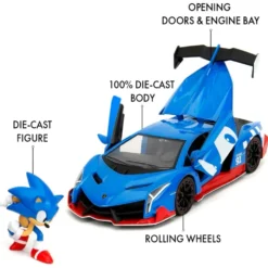 Lamborghini Veneno - Sonic the Hedgehog - Jada - 1:24